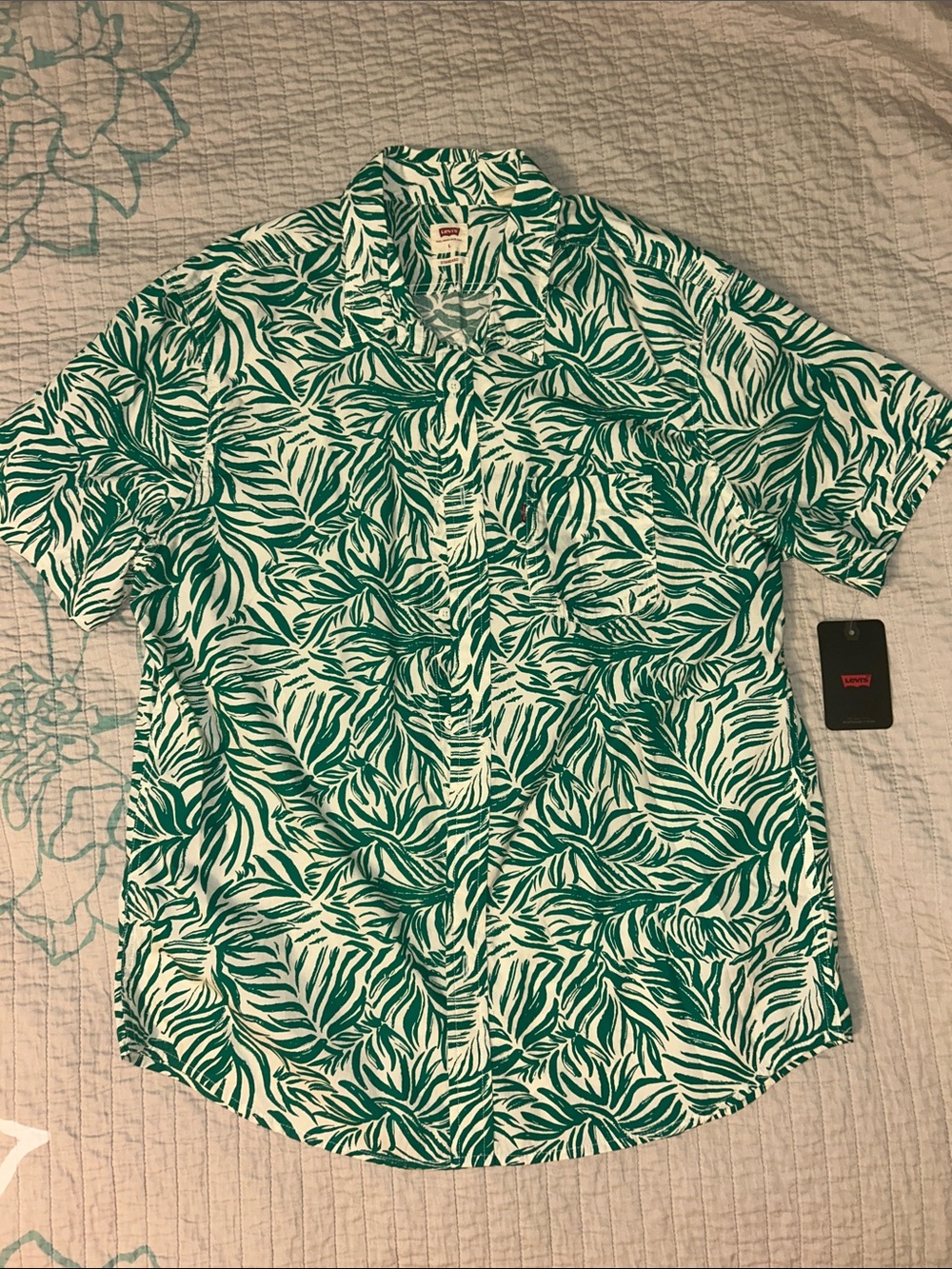 Levi's Men's Short Sleeve Hawaiian Shirt